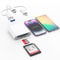USB C SD Kartenleser für iPhone 15/iPad/MacBook/Mac, Digitalkamera Adapter iPhone, Speicherkartenleser mit Dual Slot für SD und TF Karte Micro SD Kartenadapter, USB-C/A & Lightning Trail Camera Viewer
