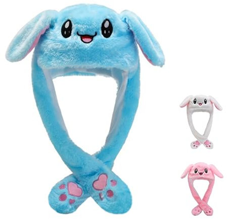 LYLPYHDP Bunny Hut, Lustige Plüsch Bunny Hüte Plüsch Weihnachten Kaninchen Hut Party Cosplay Niedliche Tierhüte