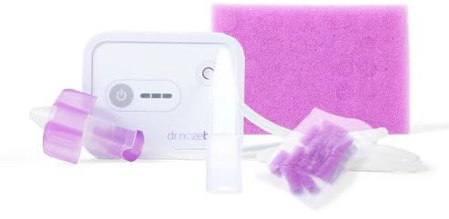 Dr. Noze Best Baby’s First Year Bundle | Pediatrician-Designed Electric Baby Nasal Aspirator with Newborn Nosepiece & 40 Filters | Baby Registry Essential for Congestion Relief