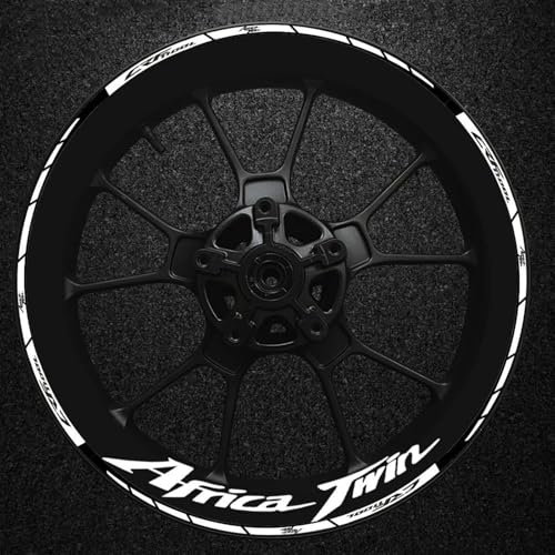 Adesivi Ruota Adesivi Per Cerchi Da 21'' E 18'' Per Moto, Adesivi Riflettenti Per Cerchi, Strisce Per Cerchi, Decorazioni, Accessori Per H&onda CRF1100L Africa Twin Crf 1100 L Adesivi Ruote Per Cerchi