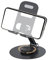 Générique Rotating Phone Stand, Flessibile Smartphone Holder, 3.54x1.26in Foldable Desk Mount, Regolabile Height Feature, Multi-Angolo Design per Room, Home, Video Calls, Streaming