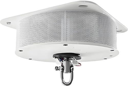 Treuil électrique pour luminaires, système de levage 2 en 1 pour lustres, capacité de 40 à 230 kg, avec cache décoratif blanc, télécommande et interrupteur mural pour le nettoyage des lampes. 40KG