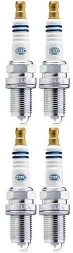 4x Hella Platinum Zündkerzen | 4x 8EH 188 705-051 passend für 4-Zylinder W203 W211 R171