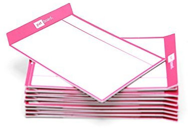 PATboard Scrum Board und Kanban Tafel TASKcards - 16 Magnetische Haftnotizen - Magenta