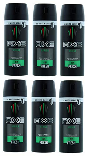 Axe AFRICA Deodorant & Bodyspray 6x150ml = 900ml 48h