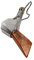 Express, 2649, Ensemble Panne + Lance, Dim. Bout de Panne 45x3mm, 820g, 128g/h à 2 bar, Accessoire pour Fer à Souder, Lampe à Souder, Fer de Couvreur, Chalumeau d'Étanchéité, Pièces de Rechange