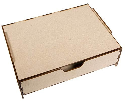 The Broken Token Modular Paint Rack - Single Straight Drawer Organizer for Paint Bottles, Pots, and Brushes - Expands Storage, Elevates Racks - Customize Your Pieces with Easy Organization & Access