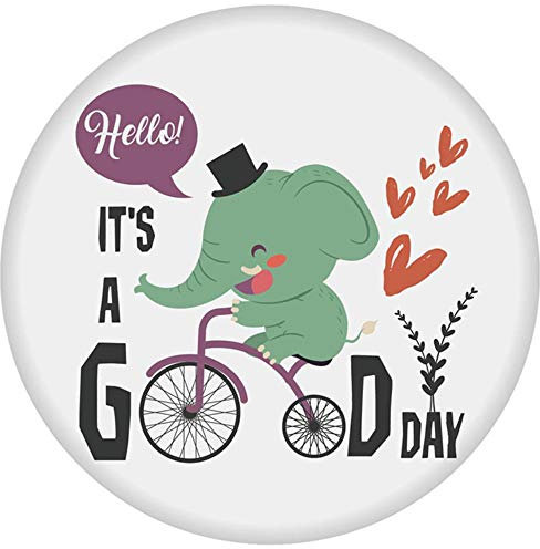 AOM Untersetzer für Kaffeetassen, Kaffeetassen, Tassen, Tischsets, hitzebeständig, Esstischmatte, wasserabsorbierend, Küchenzubehör, guter Tag