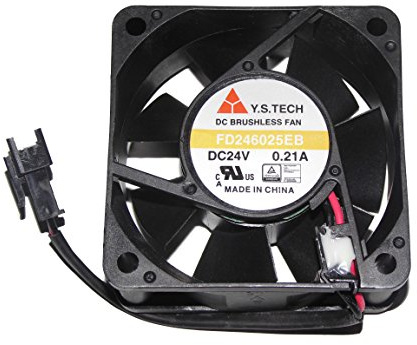 zyvpee® - Ventilador inversor para INVT GD serie FD246025EB 24 V 0,21 A 2 hilos 6 cm ventilador inversor 60 x 60 x 25 mm
