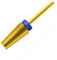 5 in 1 Professional Carbide Nail Drill Bit Remove Acrylic Gels Nail Remaining Polishing Uneven Nail Surface 3/32 inch Shank Two Way Rotate Cuticle Manicure Pedicure Home Salon Tools (Gold Medium)