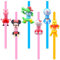 FANDE Pailles à Boire en Silicone, pailles à Boire réutilisables dans Un Ensemble pour Enfants Fête d’ Anniversaire Cadeau de Fête Décoration de La Maison - 6pcs