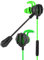 MOVKZACV G6 Gaming Earbuds Wired with Dual Microphone, in-Ear Gaming Headset Headphones with Noise Cancellation, Earphones, Suitable for PC and mobile phones.(Green)