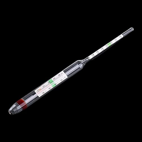 SUCHUANGUANG Aquarium Glas Aräometer mit Thermometer Salz Marine Salzgehalt Tester Meter Salzmesser
