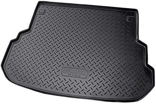 Recambo Gummi Kofferraumwanne Premium passend für Mercedes GLK-Klasse, X204 | BJ 2008-2015 | passgenau mit Rand