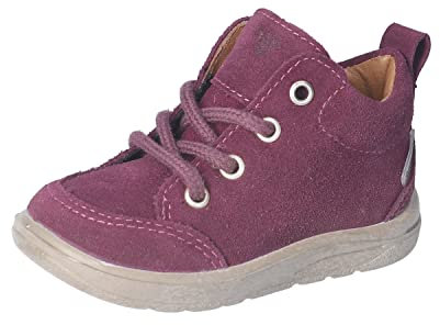 RICOSTA Mädchen Stiefel Milo, Kinder Lauflernschuhe, Weite: Mittel, lose Einlage, Sympatex, schnürstiefel, wasserdicht, Booties, Merlot (380), 27 EU