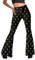 Womens Length Full Casual Pants Flare Leg High Waist Trousers Yoga Casual Pants for Women Gold