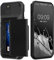 kwmobile Coque Compatible avec Apple iPhone 14 Coque - Housse Rigide avec Contour TPU et Compartiment Cartes - Noir