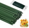 LPAMABA 100pcs 30cm de largo φ2 mm Verde Flores Floristas Alambre de Floristería Alambre de Tallo Floral Alambre de Tallo de Flores Arreglos Florales para manualidades ramo de corona de flores