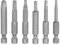 sourcing map 6Pcs Square Head Screwdriver Bits SQ1, SQ2, SQ2.7, SQ3, SQ4, SQ5 Magnetic 1/4 Inch Hex Shank 2 Inch Long for Power Screwdriver Drill Impact Driver