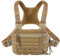 VOTAGOO Taktische Brusttasche, 2L Kapazität, Molle Chest Rig, Brust Pack EDC mit CCW Fach, Verstellbarer Gurt für Outdoor-Aktivitäten (Brown)