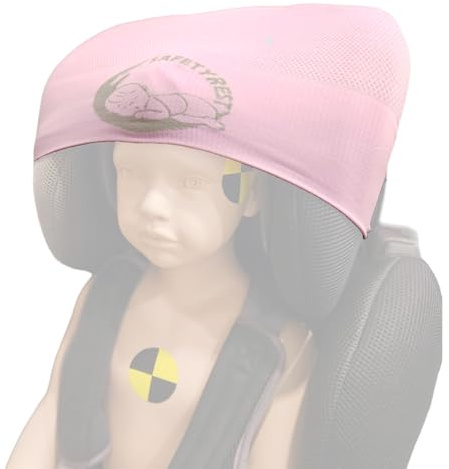 SAFETY REST Reposacabezas Coche Niño - Cinta para Cabeza para Silla de Coche - Sujeta Cabezas Niños - Cómodo y Seguro