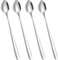 tiokin Latte Spoons Long Handle Coffee Spoons Teaspoons Set of 4 Stainless Steel 7.8Inches Tea Spoon Mixing Stirring Spoon for Latte Coffee Espresso Iced Tea Milk Shake Ice Cream Sundeas Cool Drinking