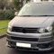 Frontlippe Frontspoiler kompatibel mit VW Transporter T5.1 Sportline 2010-2015 mit ABE TÜV Schwarz Glänzend