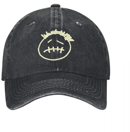WXXXMEI Baseballmütze Kaktus Jack Gesicht Travis Männer Frauen Rapper Distressed Denim Hüte Kappe Vintage Outdoor Unstrukturiert Weiche KopfbedeckungSport Geschenke
