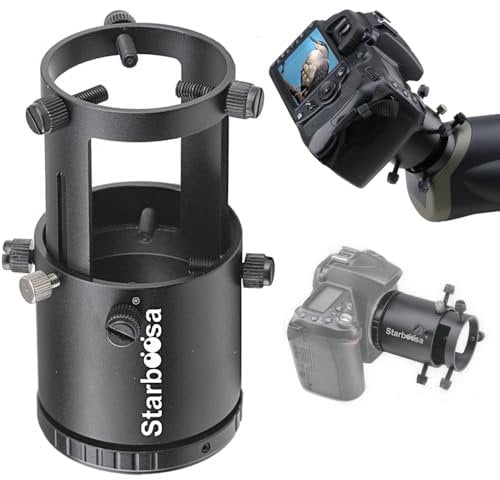Starboosa Camera Adapter Mount for Canon SLR - T-Ring Included - Perfect for Spotting Scope Photography in Birding, Wildlife & Astro
