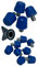 Perfeclan 12 Stück Fußball-Schuhspikes, Leichtathletik-Schuhe, Zubehör, Fußballschuh-Stollen, Rugby-Schuhe, Stollen für Outdoor-Sportarten, sportliche