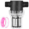 sourcing map Pressure Washer Filter 3/4 NPT Female Thread, Inline Mesh Strainer Attachment, Stainless Steel Screen with Sealant Tape for Gardening Inlet Water (Size:100 Mesh)