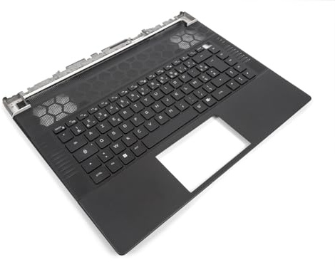 Dell Alienware X16 Palmrest & GERMAN RGB per-key Backlit Keyboard - 04JWX6 + 0XX80D (5RWPK) (Renewed)