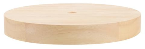 HOMSFOU Base de Lampe en Ronde E27/E14 Socle de Décoratif Compatible Lampes à LED pour Bureau et Salon 1 Pièce