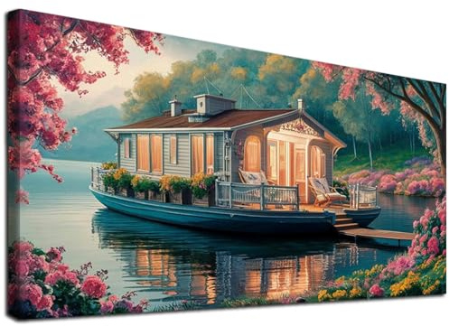 YALKIN 5D Diamond Painting Erwachsene Kinder Großes XXL 40x70cm Diamant Painting Bilder Diamond Art Erwachsene Full DIY Diamant Kunst Malerei Stickerei Set Kreuzstich Bilder Home Wand Dekor