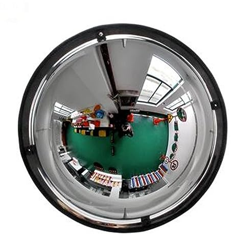 RLKHXBS Sicherheits-Verkehrsspiegel, Acryl-Sicherheitsspiegel, Verkehrssicherheit, Eck-Toter-Winkel-Spiegel, Büro-Sicherheitsspiegel, Innen- und Außen-Parabolspiegel, 60 cm