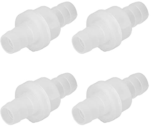 Haofy 12 Stück Aquarium-Rückschlagventil, Ozonbeständigkeit für die Chemische Industrie, Lebensmittel und Getränke (10mm)