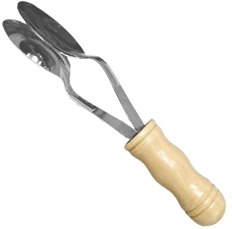 Music Spoon Instrument - Wooden Steel Construction, Hand Carved , Smooth Polished , Lightweight Balanced Shape | For Rhythm Exercises, Folk Music Performance Collection Display