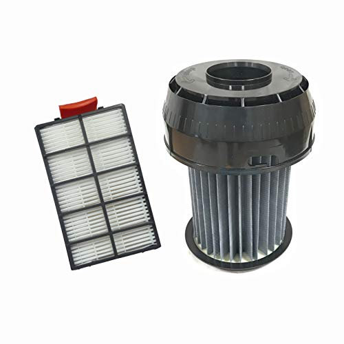 Juego de filtros HEPA para Bosch Serie Roxx´x... BGS6 ... & Siemens VSX6... – Alternativamente 00649841, 649841, 00570324, 570324 Microsafe®
