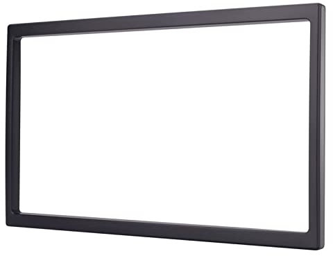 Sound Way Autoradio Mascherina Universale Autoradio 2 DIN, Compatibile con Radio Cinesi MP5, Nero, 11.6 x 18.6 x 0.5 cm