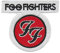 Foo Fighters Us Rockband Silver Aufnäher Besticktes Patch zum Aufbügeln Applique