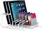 SOOPII 70W 7 Port Charging Station for Multiple Devices, Charger Station with One 30W PD Port for Laptops,7 Mixed Charging Cables Included,and 6 USB Ports for Smart Phones,Tablets