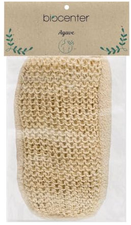 BIOCENTER Guante de baño de AGAVE - Masaje y exfoliación