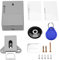Liseng Kit de serrure électronique à ouverture libre RFID, serrures d'armoire de bricolage numériques à induction intelligente pour armoire à deux portes, casier, tiroir, armoire en bois