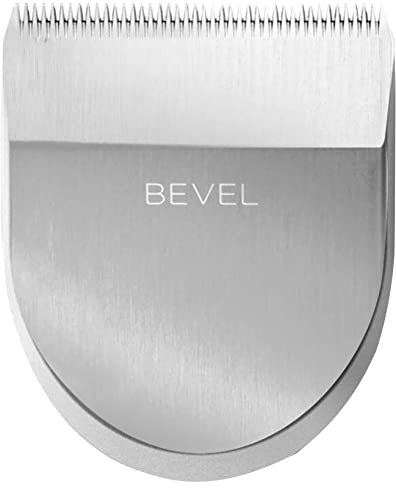 Bevel Bevel Bartschneider für Männer, präzise Ausrichtungen, Trimmen und Rasieren für Gesicht, Kopf und Körper, für alle Haartypen, nur kompatibel mit Schrägschneider, Silber, 1 Stück