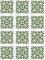 Panorama Adesivi per Piastrelle in Vinile PVC Set di 72 Piastrelle di 10x10 cm Idraulico Orientale Verde - per Cucina e Bagno - Stikers per Pareti - Mattonelle Adesive