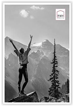 HAES DECO - Fotorahmen/Bilderrahmen aus Kunststoff Easy Frame weiß 40x60 cm - EF9W