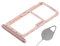 OnlyTech - Cassetto per scheda doppia SIM e scheda di memoria Micro SD per Huawei P20 Lite, colore: Rosa