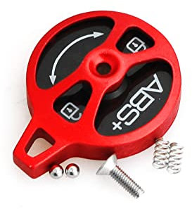 heyous Tappo di blocco forcella per bici Copertura per blocco forcella per bicicletta Copertura di blocco della sospensione in alluminio rosso Ammortizzatore di controllo della spalla Forcella