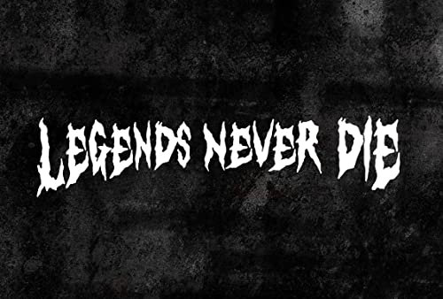myrockshirt Legenden sterben nie Legends Never die 20 cm Aufkleber Autoaufkleber JDM Sticker Decal frei Farbwahl Profi Qualität