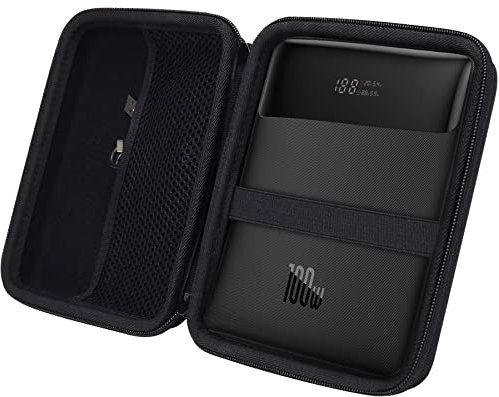 Khanka Custodia compatibile con Baseus 100W USB C Batteria esterna Powerbank,Solo Custodia